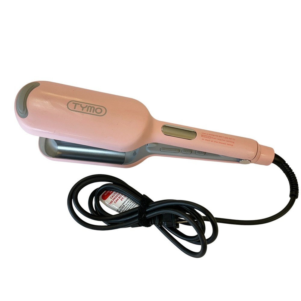 TYMO ROVY Wave Curling Iron Pink HC507P V-Shaped Ceramic Hair Waver 132W